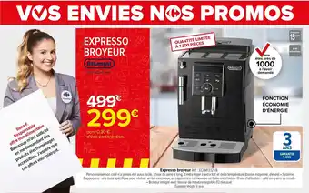 Carrefour Expresso Broyeur offre