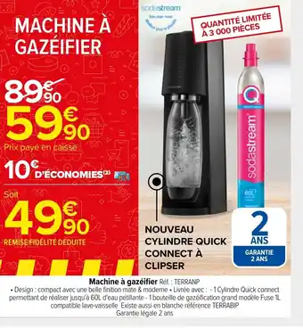 Carrefour Machine à Gazéifier offre