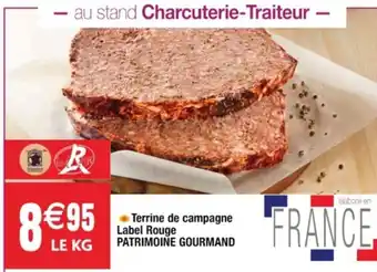 Terrine de campagne Label Rouge Patrimoine Gourmand
