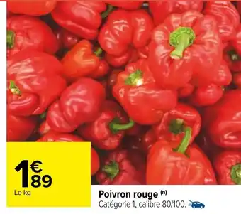 Carrefour Poivron Rouge offre