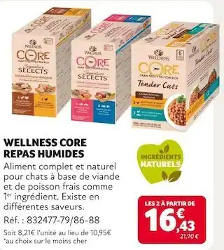 Animalis Wellness core wellness core repas humides offre