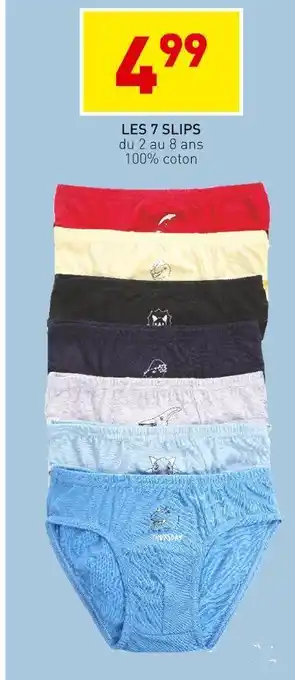Stokomani Les 7 slips offre