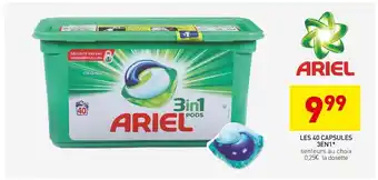 Stokomani Ariel les 40 capsules 3en1 offre