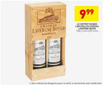 Stokomani Château lavergne boyer le coffret en bois 2 bouteilles offre