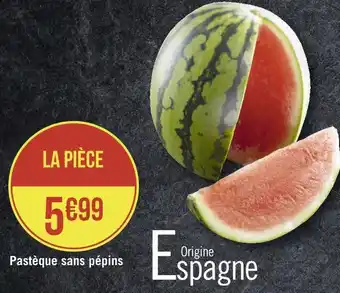 Géant Casino Pastèque sans pépins offre