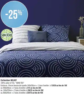 Géant Casino Sincère collection relief offre