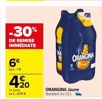 Carrefour Orangina Jaune offre