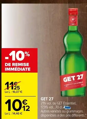 Carrefour Get 27 offre