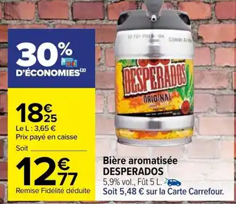 Carrefour Desperados Bière aromatisée offre