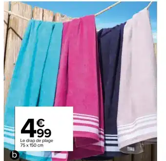 Carrefour Drap de plage Herring offre