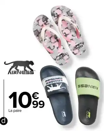 Carrefour Tong ou mule Airness offre