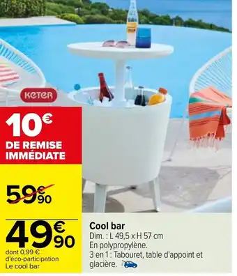 Carrefour Cool bar offre