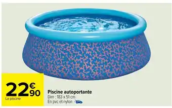 Carrefour Piscine autoportante offre