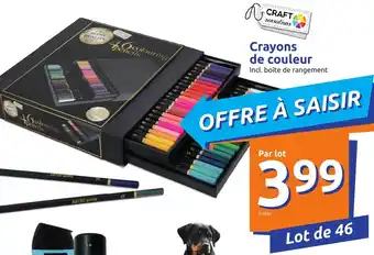 Action Crayons de couleur offre