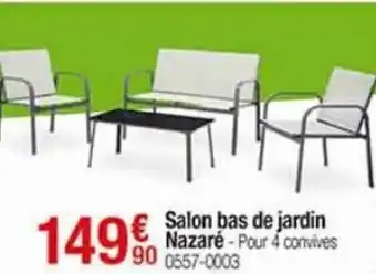 Oogarden Salon bas de jardin Nazaré offre