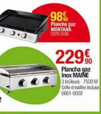 Oogarden Plancha gaz Inox Maine offre