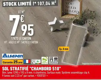 Sol Stratifié Chambord 510