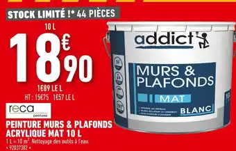 Batkor Addict Murs & Funds Peinture Acrylique Mat 10 L offre