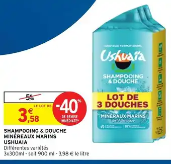 Intermarché Ushuaia Shampooing & Douche Minéreaux Marins offre