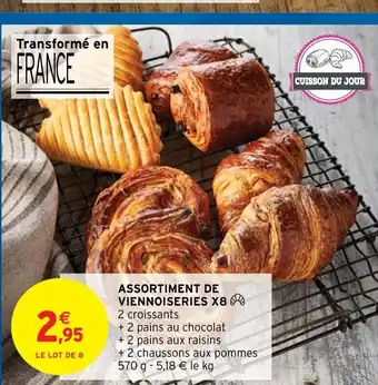 Intermarché Assortiment de Viennoiseries X6 offre