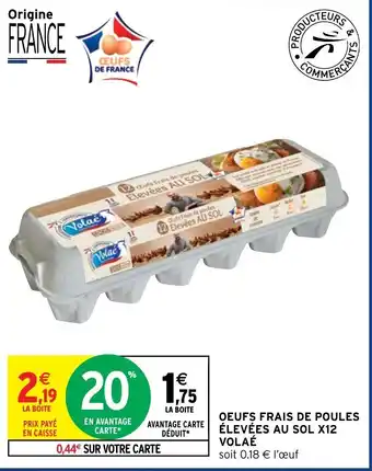 Volaé Oeufs Frais de Poules Élevées Au Sol X12