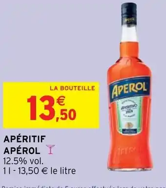 Intermarché Apérol Apéritif offre