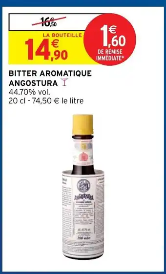 Intermarché Angostura Bitter Aromatique offre