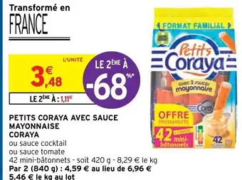 Intermarché Petits Coraya Avec Sauce Mayonnaise Coraya offre