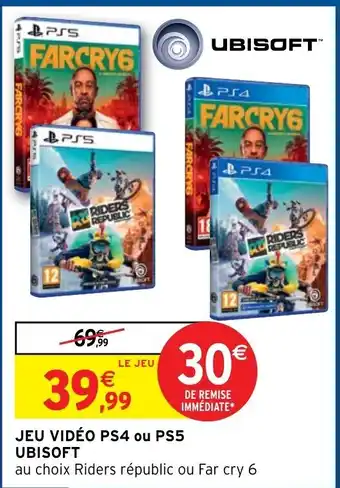 Jeu Vidéo PS4 ou PS5 Ubisoft