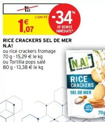 N.A! Rice Crackers Sel De Mer
