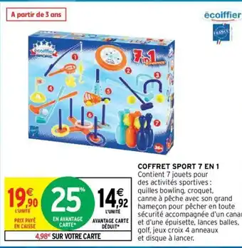 Intermarché Hyper Coffret Sport 7 En 1 offre