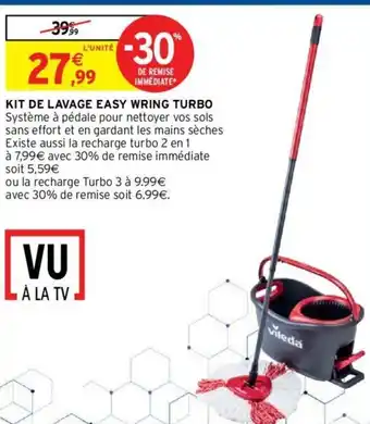 Intermarché Hyper Kit de Lavage Easy Wring Turbo offre
