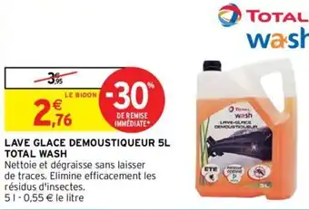 Intermarché Hyper Total Wash Lave Glace Demostiqueur 5L offre