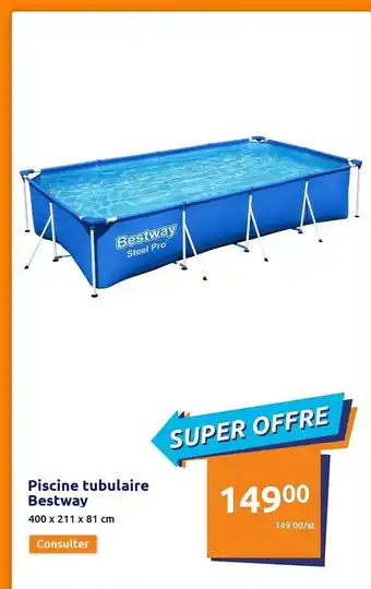 Action Piscine Tubulaire Bestway offre