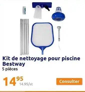 Action Kit De Nettoyage Pour Piscine Bestway offre