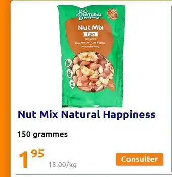 Action Nut Mix Natural Happiness offre