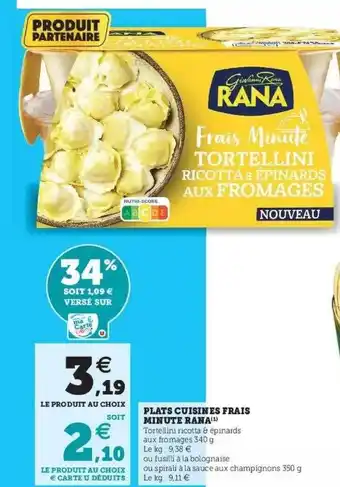 Plats Cuisinés Frais Minute Rana