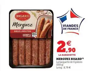 U Express Merguez Bigard offre