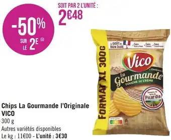 Géant Casino Vico chips la gourmande l’originale offre