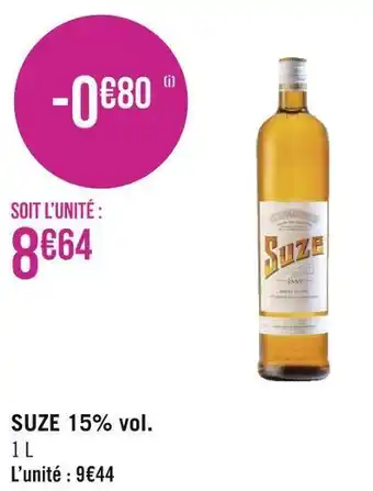 Géant Casino Suze suze 15% vol. offre