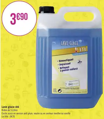 Géant Casino Lave glace été offre