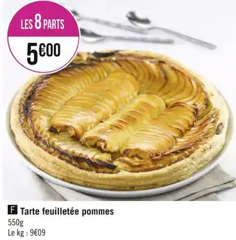 Géant Casino Tarte feuilletée pommes offre