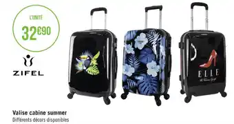 Géant Casino Zifel valise cabine summer offre