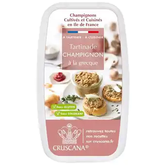 Tartina de champignon à la grecque crus cana