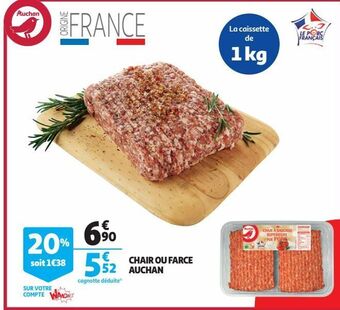 Auchan Chair ou farce auchan offre