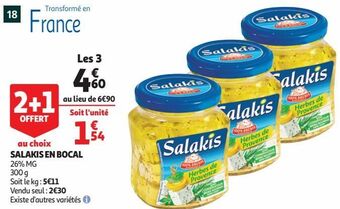 Auchan Salakis en bocal offre