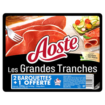 Auchan Les grandes tranches aoste offre