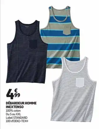 Auchan Débardeur homme inextenso offre