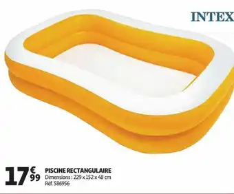 Auchan Piscine rectangulaire offre