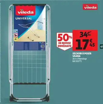 Auchan Sechoir à poser vileda offre